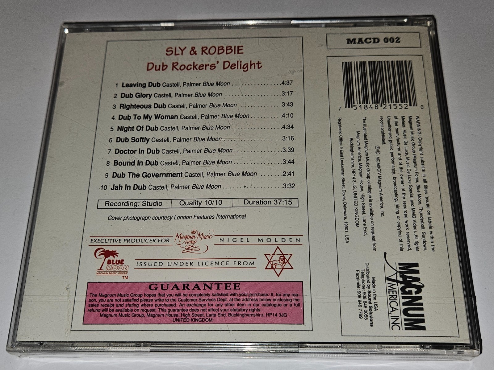 *NEW/SEALED* Sly & Robbie "Dub Rockers Delight" CD 10 Songs 1994 Magnum Records