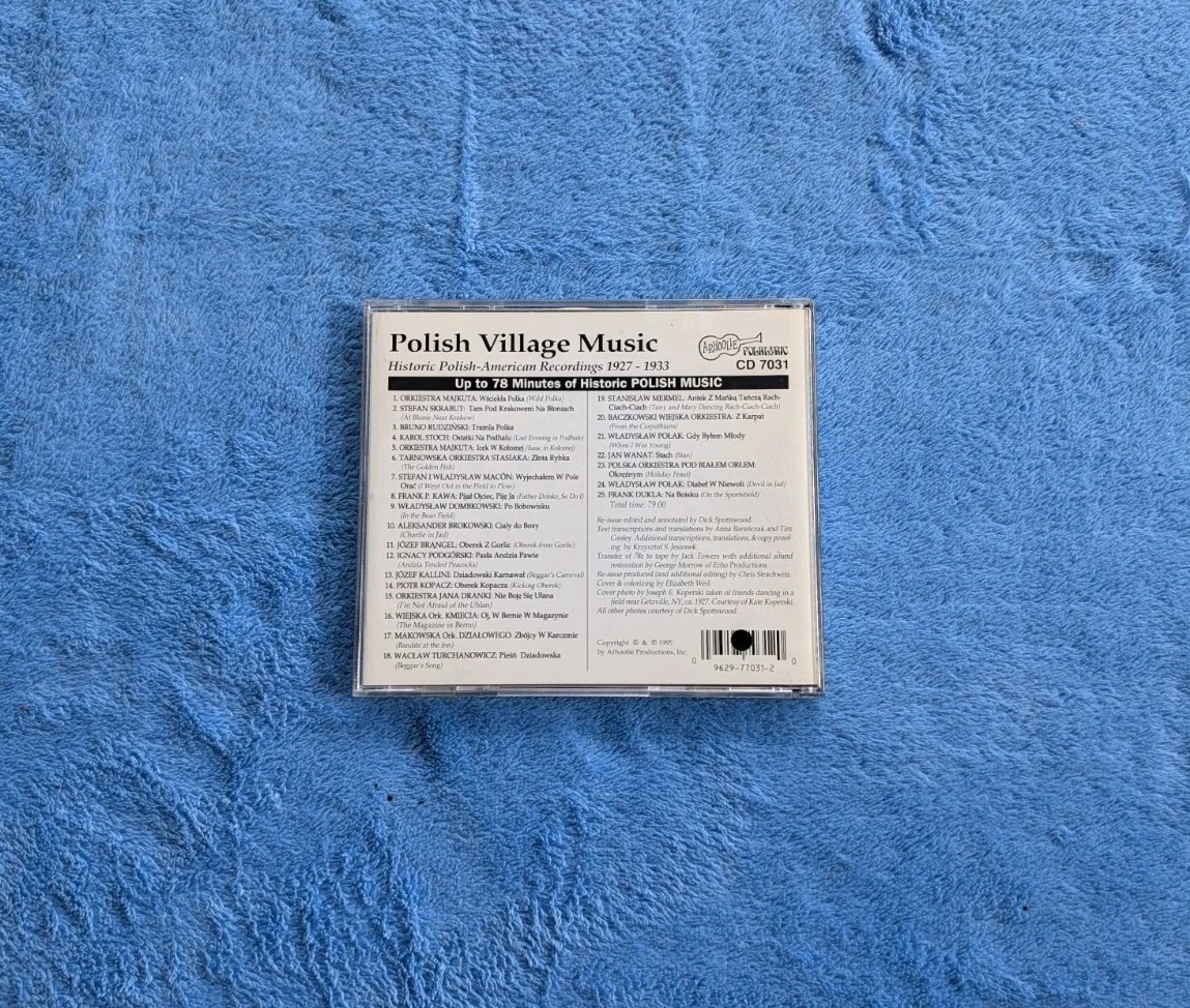 POLISH VILLAGE MUSIC 1927-1933 CD 1995 Reissue Compilation World Music Arhoolie