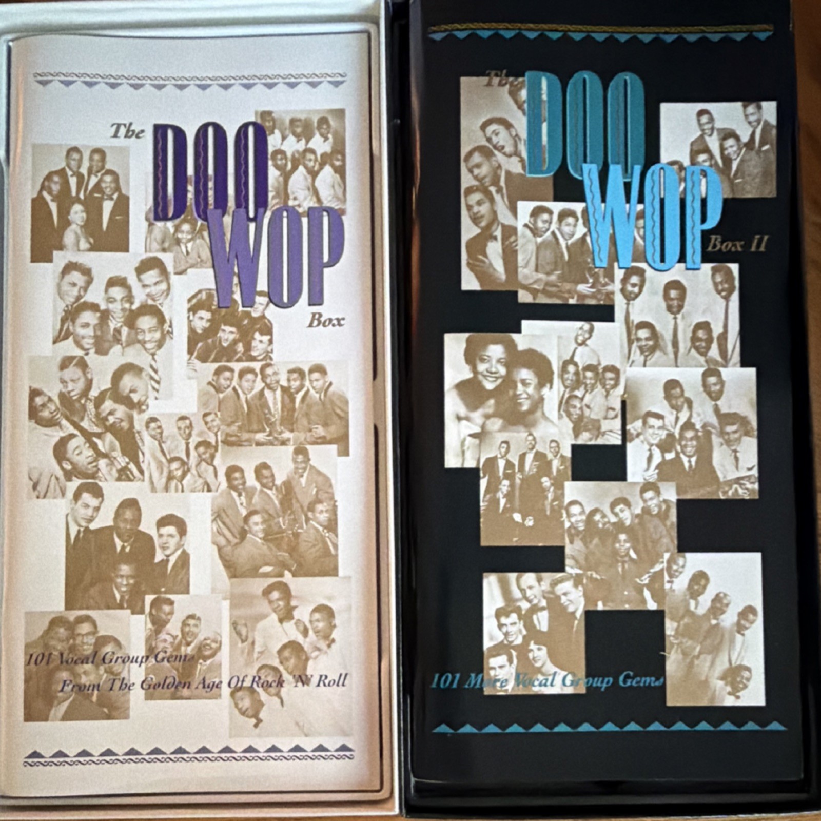 Rhino The Doo Wop Box & Box II CD Box Set Vocal Compilation 1950s 1960s