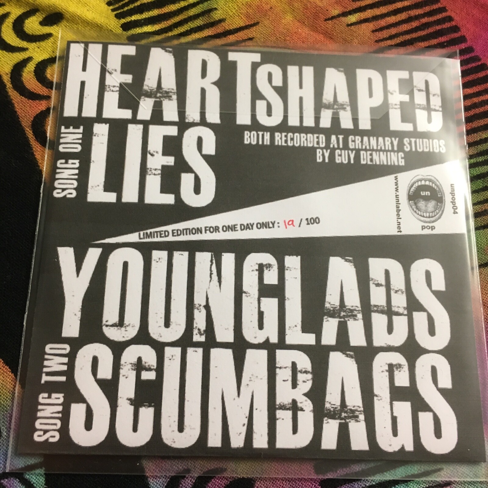 SLAVES ISAAC & LAURIE 2011 RECORD STORE DAY PROMO CD BAREFACE HEART SHAPED LIES