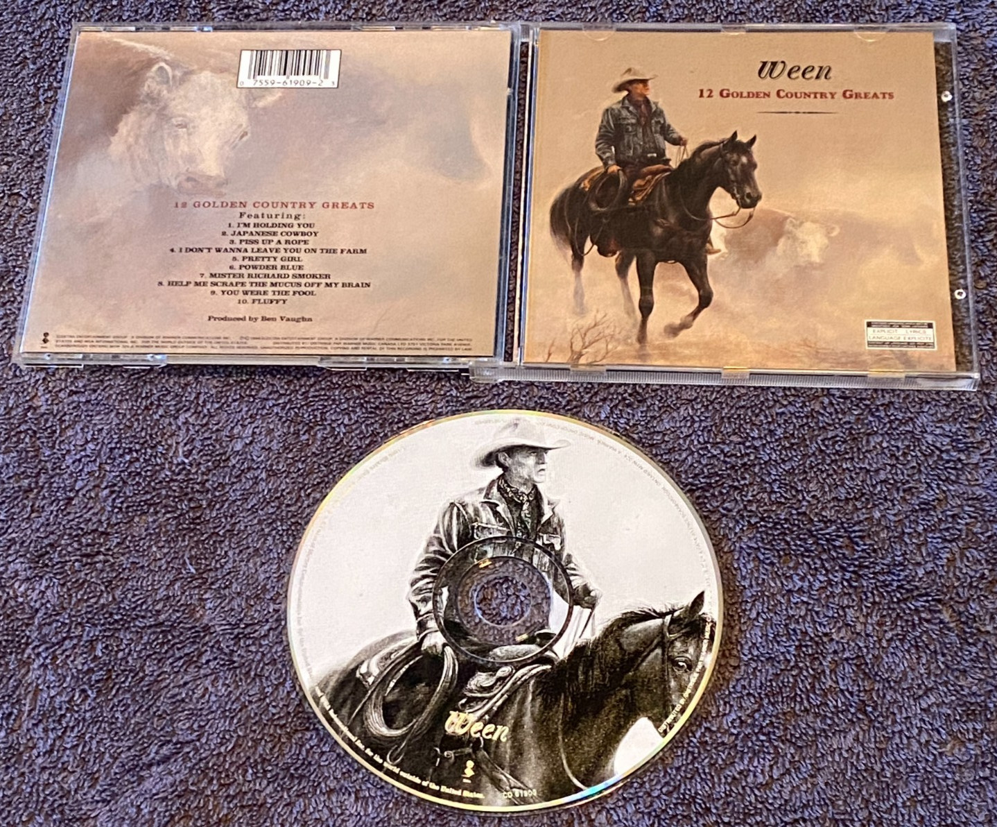 WEEN - 12 Golden Country Greats CD 1996 ORIGINAL Muhammad Ali speech NEARMINT