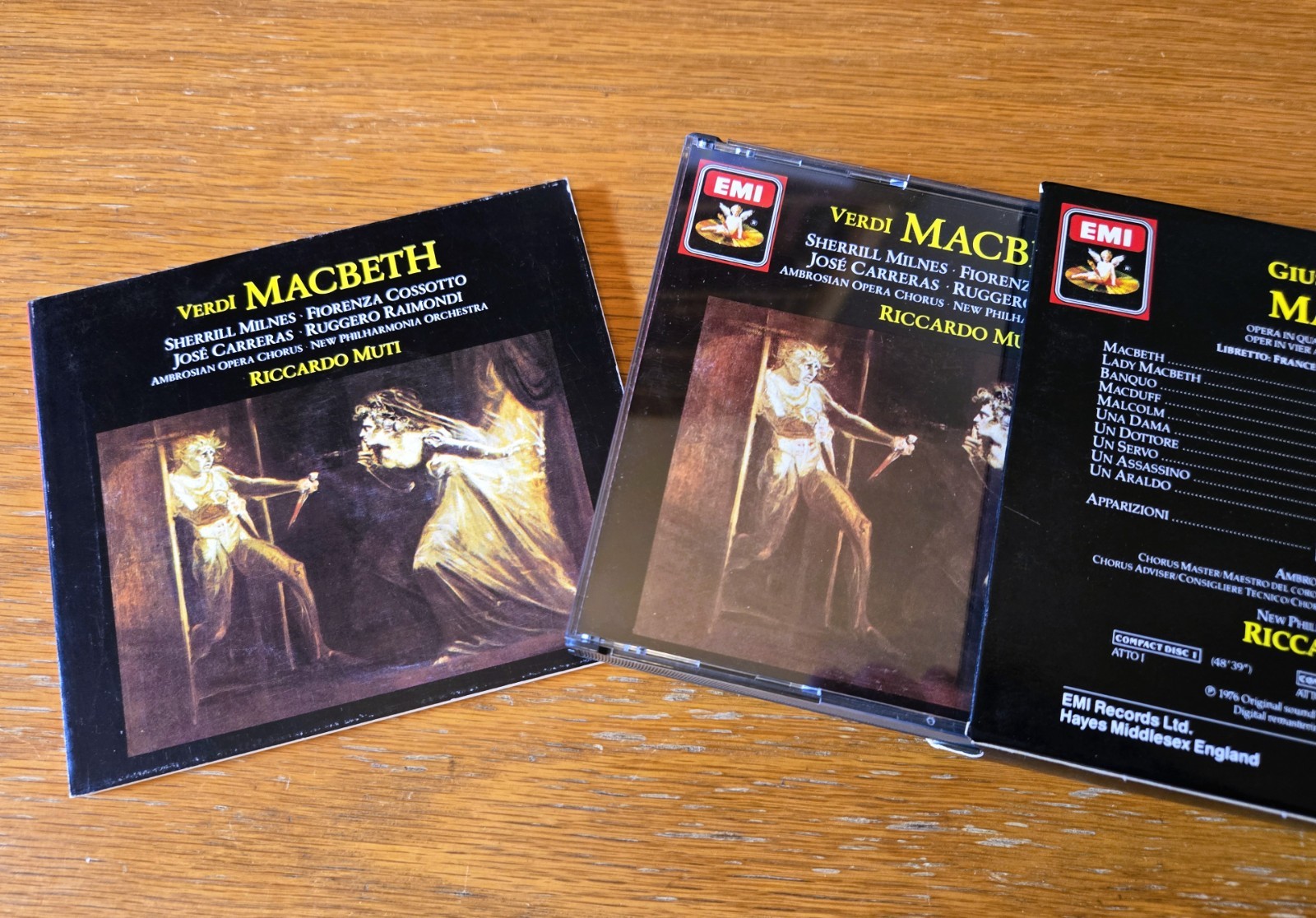 Giuseppe Verdi: Macbeth (3 CD Set, 1986) LIKE NEW