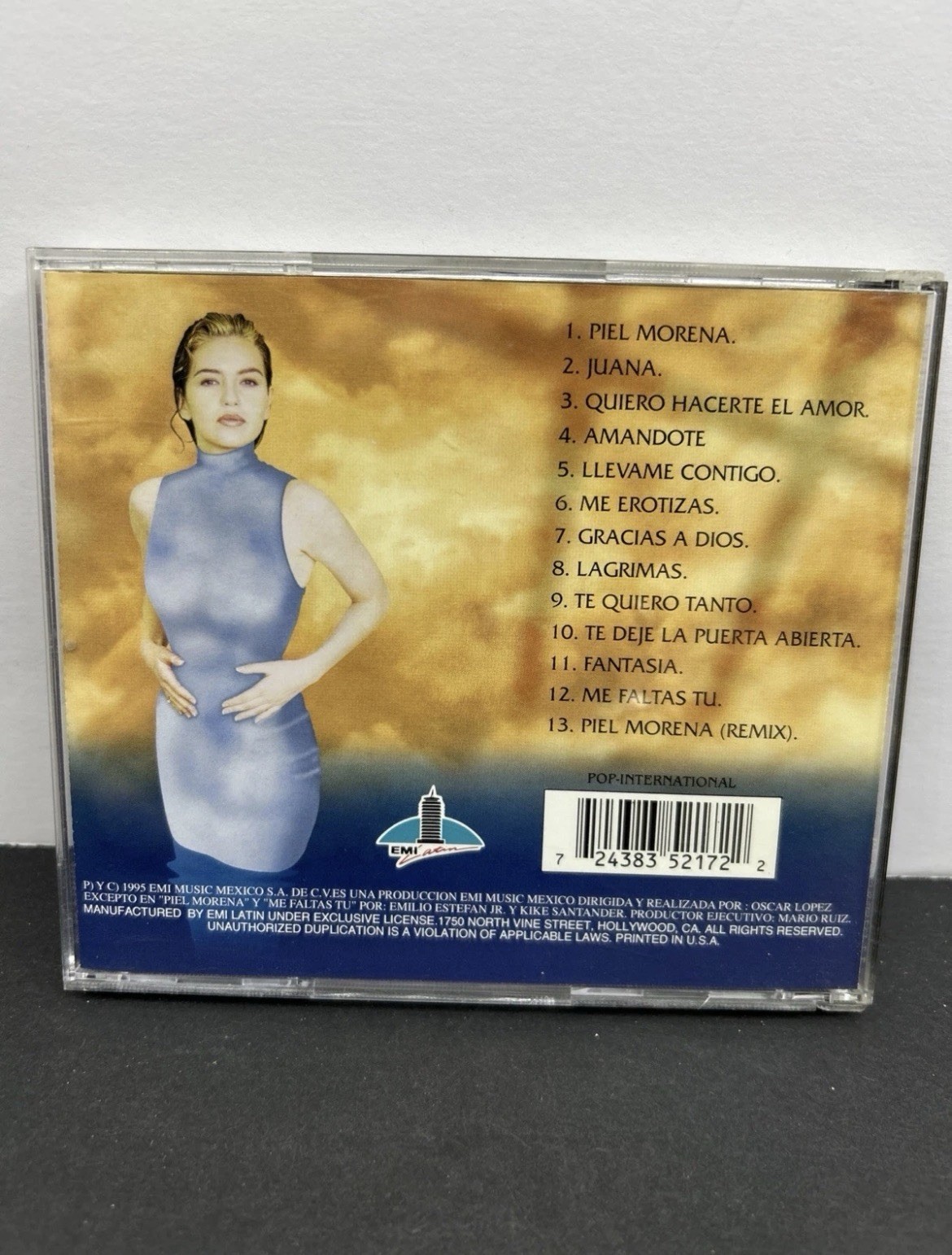 THALIA EN EXTASIS 1995 EMI LATIN CD Latin Pop, Bolero, Ballad Very Good