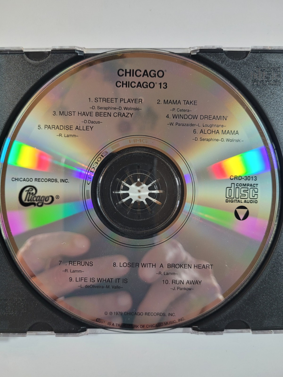 CHICAGO 13 - 1979 - CD - CHICAGO RECORDS (1995) - VG+