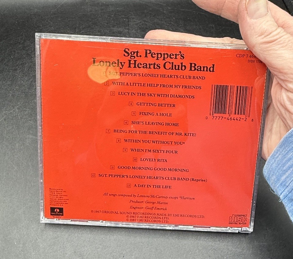 The Beatles – Sgt. Pepper's CD 1987 Pop Rock Psychedelic Parlophone EUC