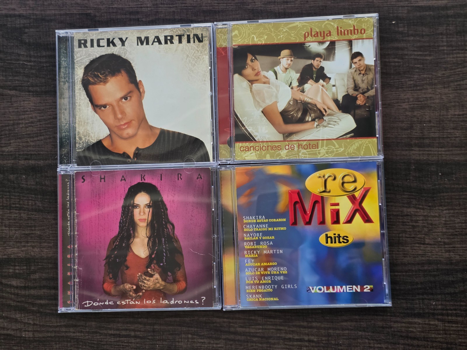 Shakira, Ricky Martin, Playa Limbo, Re Mix Hits (Varios Artistas) (4 CDS) Pop
