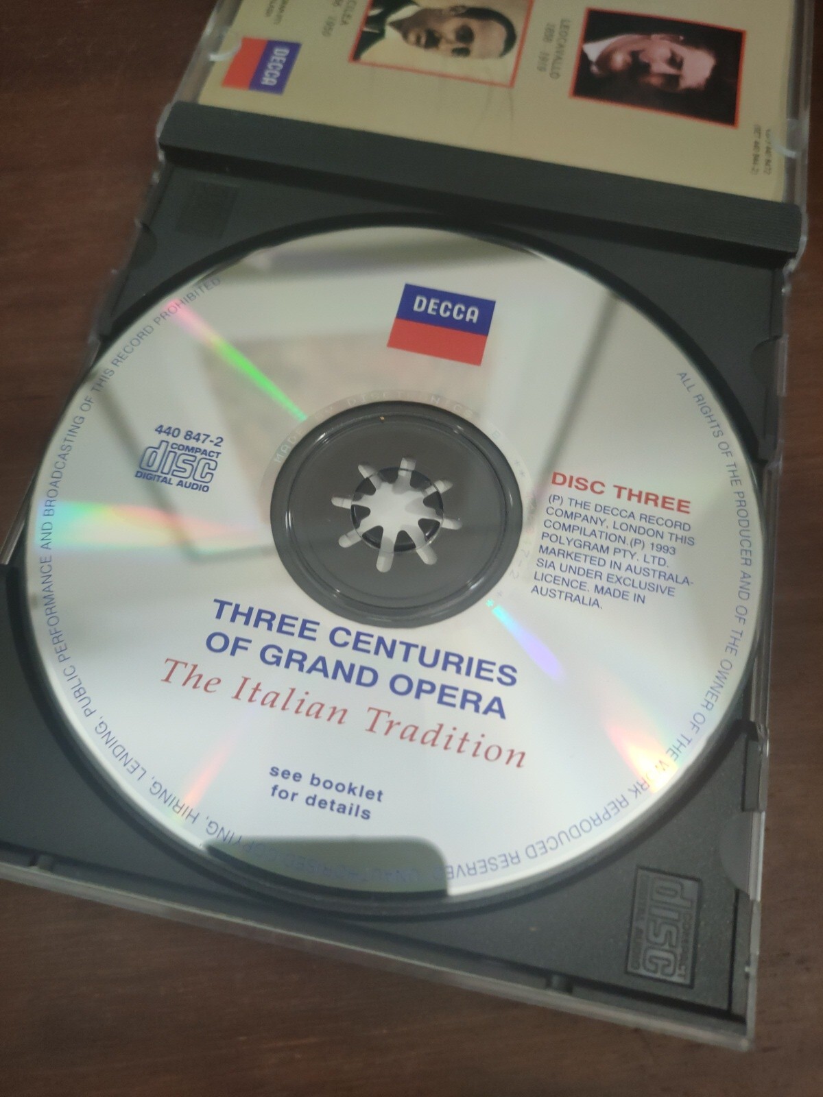 3 X Three Centuries of Grand Opera Volume One, Three and Four CD French Italian