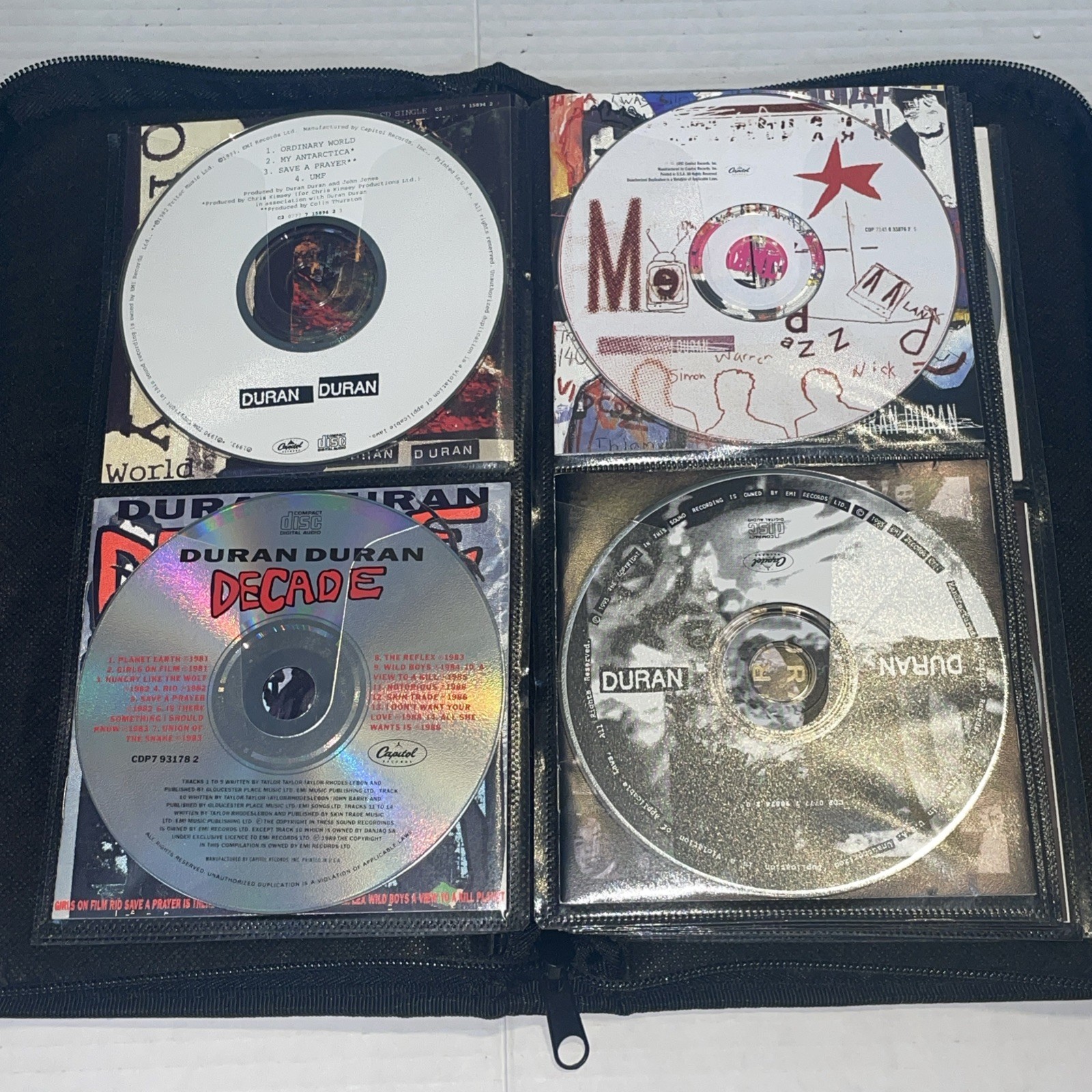 Binder W/ 38 CDs New Wave Synth Pop Duran Duran Boy George John Foxx TFF