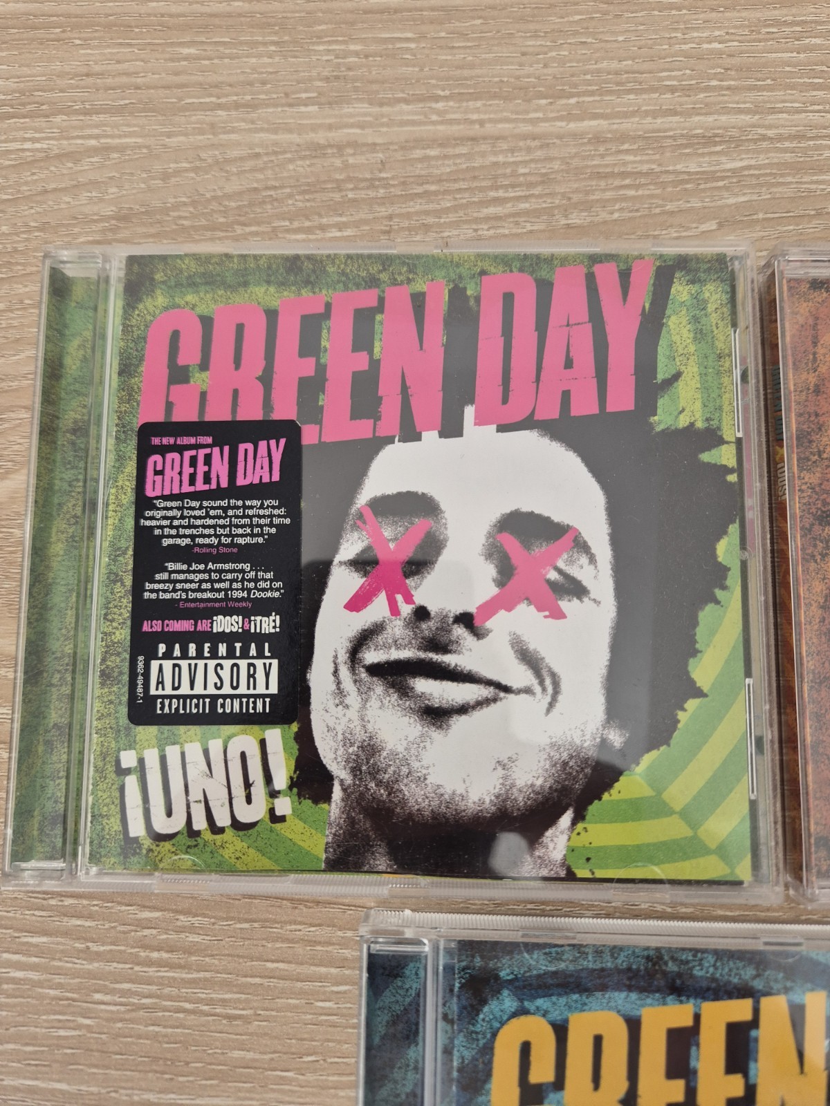 Green Day CDs x3 Uno Dos Tre • Fully Working