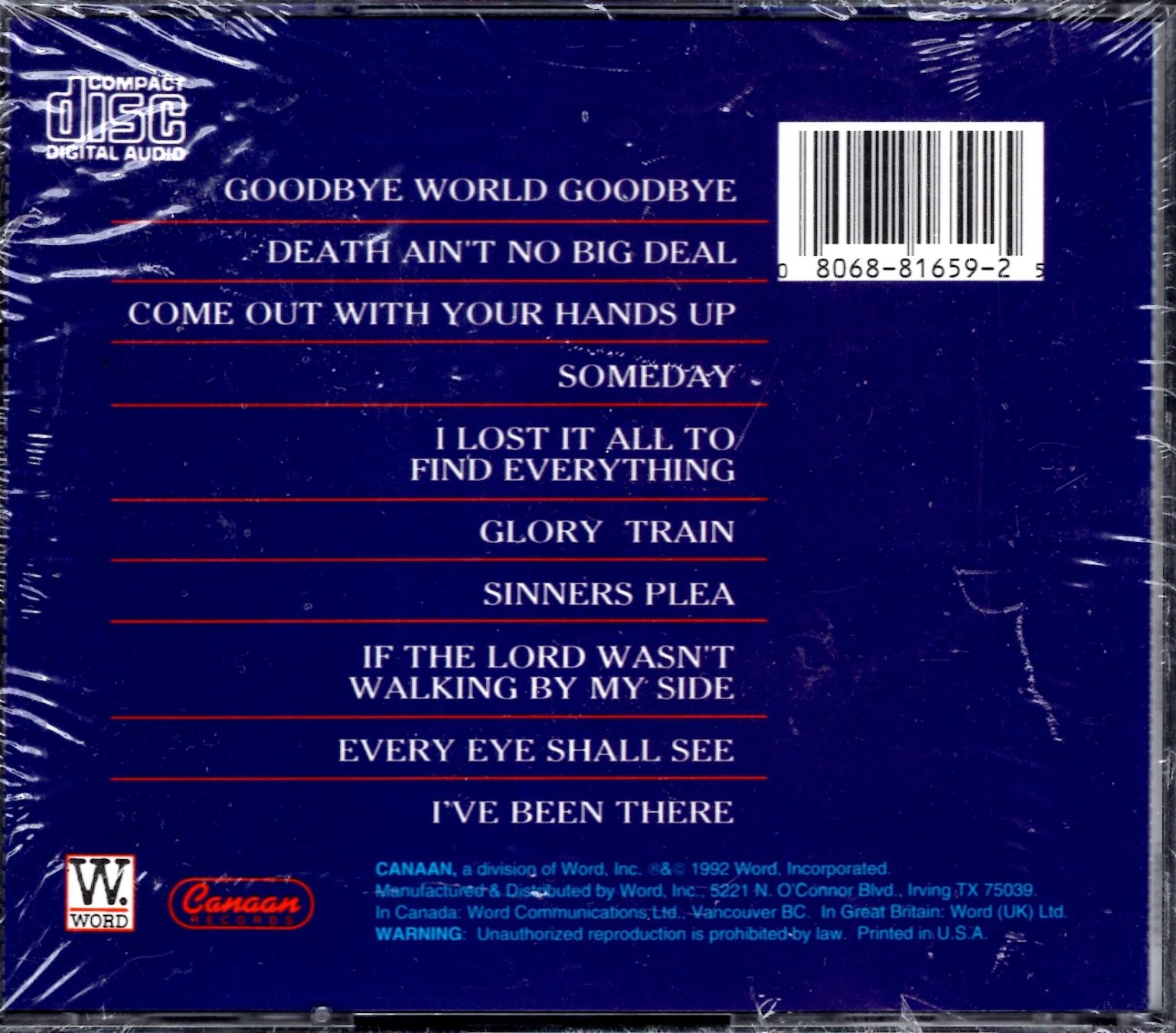 Statesmen – Revival CD 1992 Southern Gospel Canaan