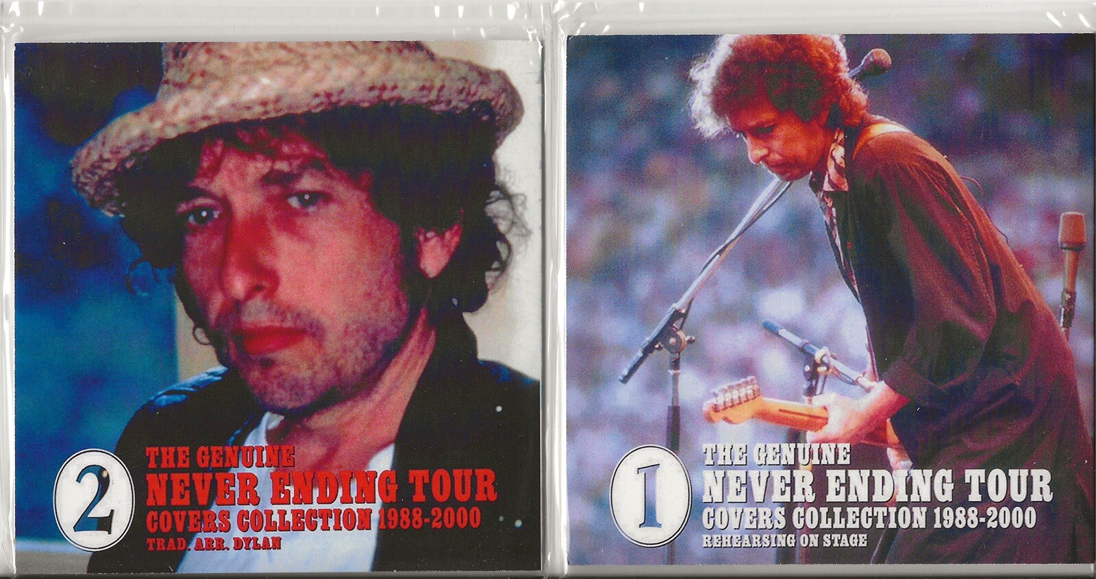 Bob Dylan Genuine Covers NINE (9) disc set Never Ending Tour