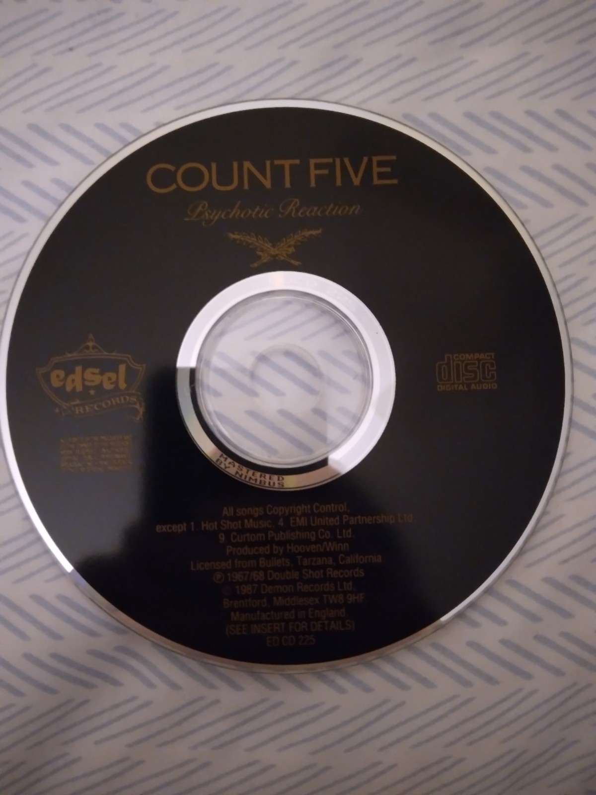 Count Five Psychotic Reaction CD EX Compilation Psychedelic Garage Rock UK Press