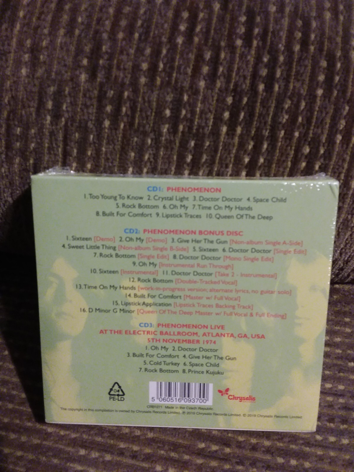UFO "Phenomenon" [3 CD Deluxe Edition] BRAND new sealed- very RARE-OOP