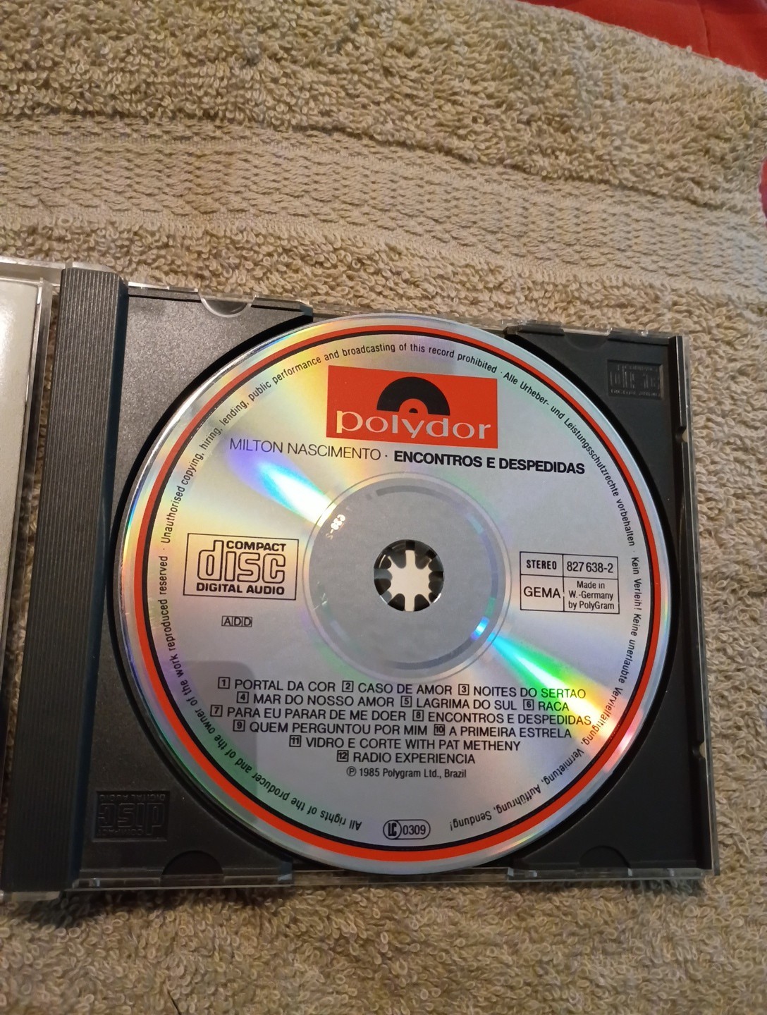 Encontros e Despedidas by Milton Nascimento CD West Germany Polydor