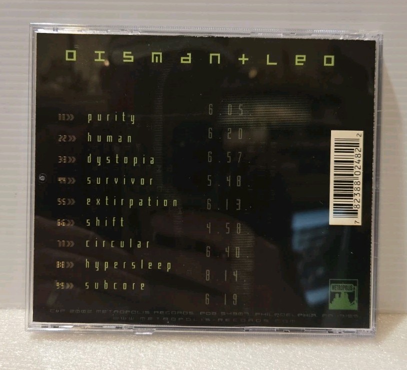 Dismantled - CD - Metropolis Records 2002 electro industrial - NrMt Excellent