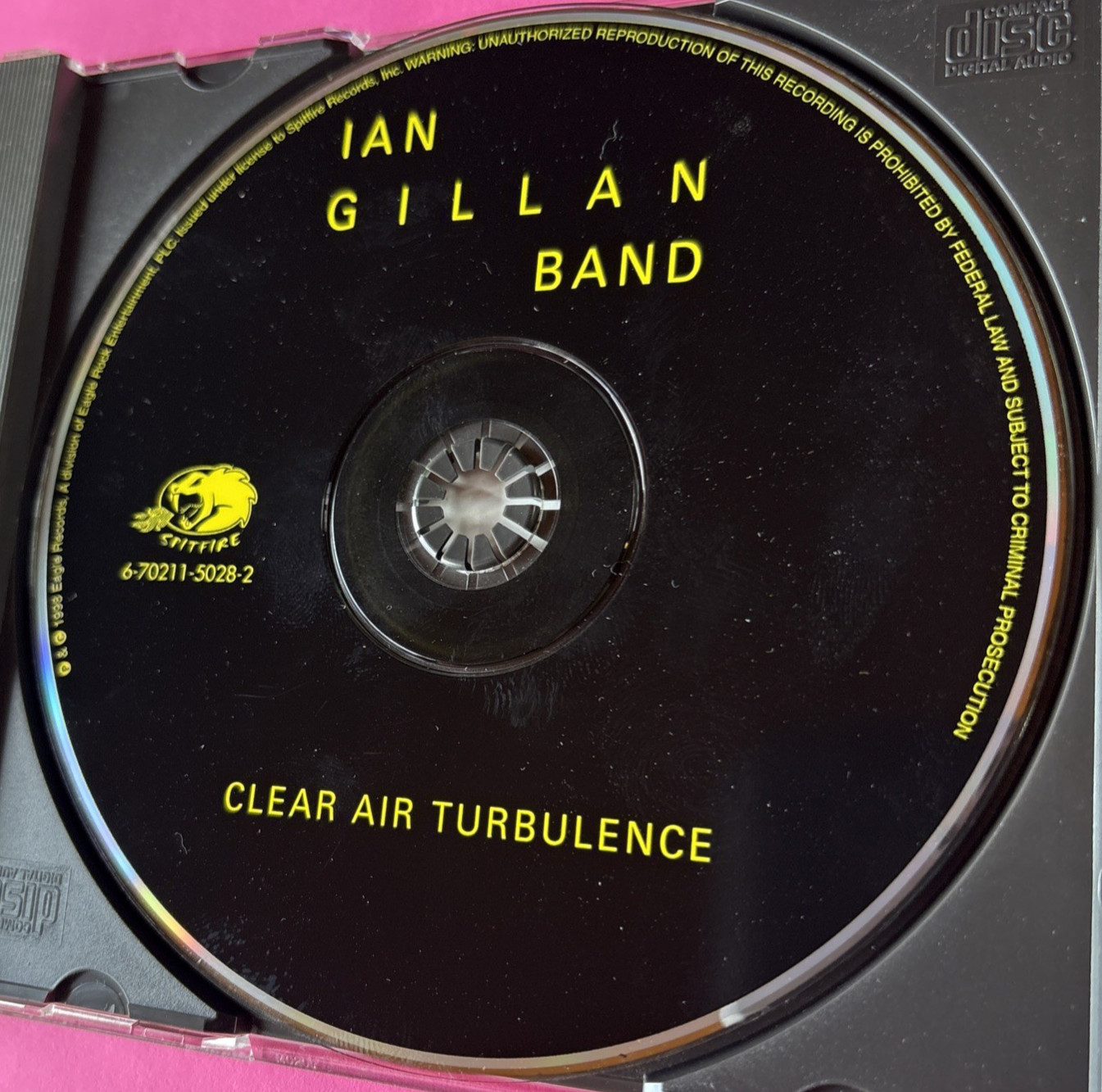 Ian Gillan Band – Clear Air Turbulence CD 1998 Reissue EX/NM