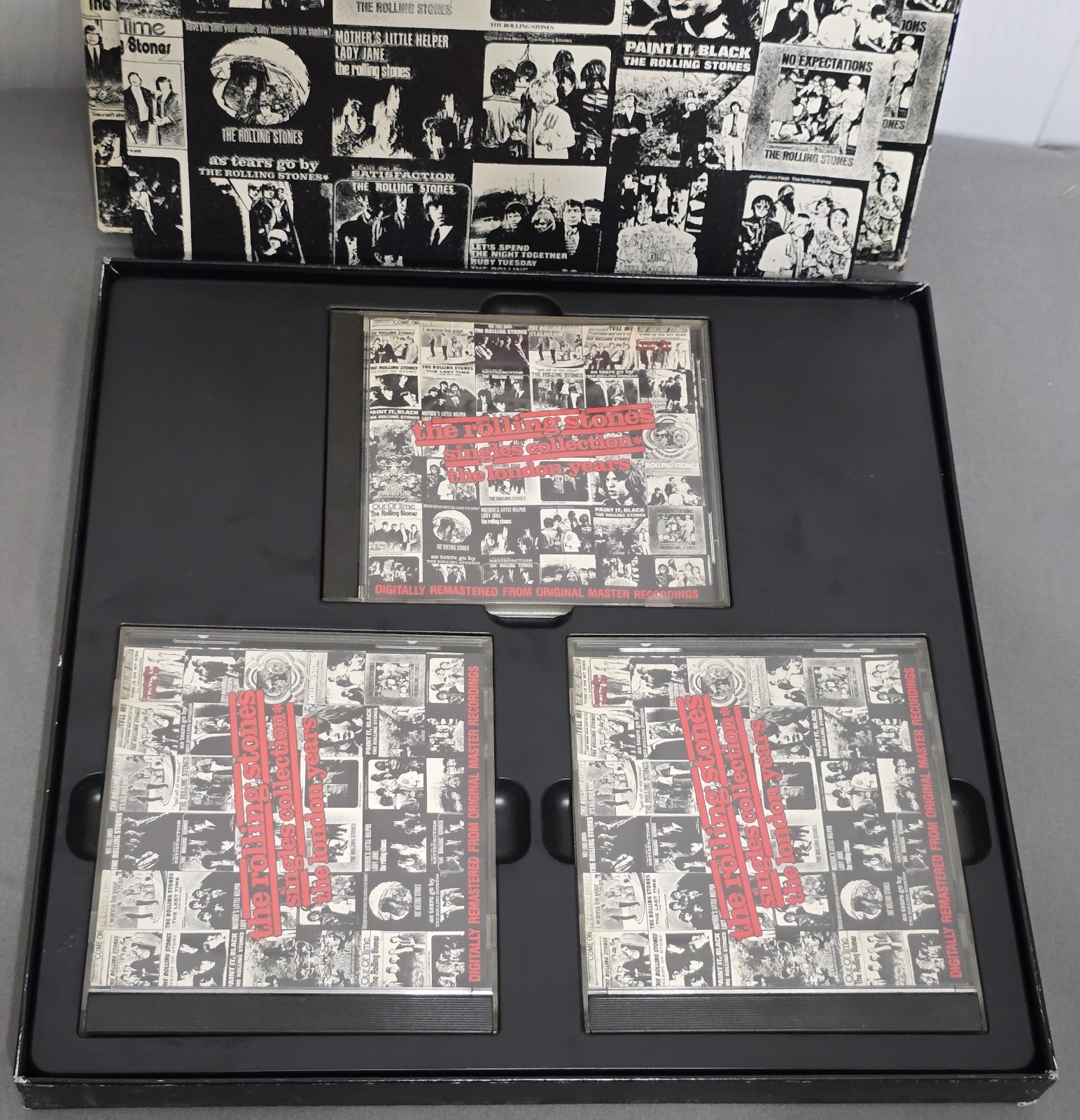 The Rolling Stones Singles Collection London Years CD 3 Disc Box Set W/ Book