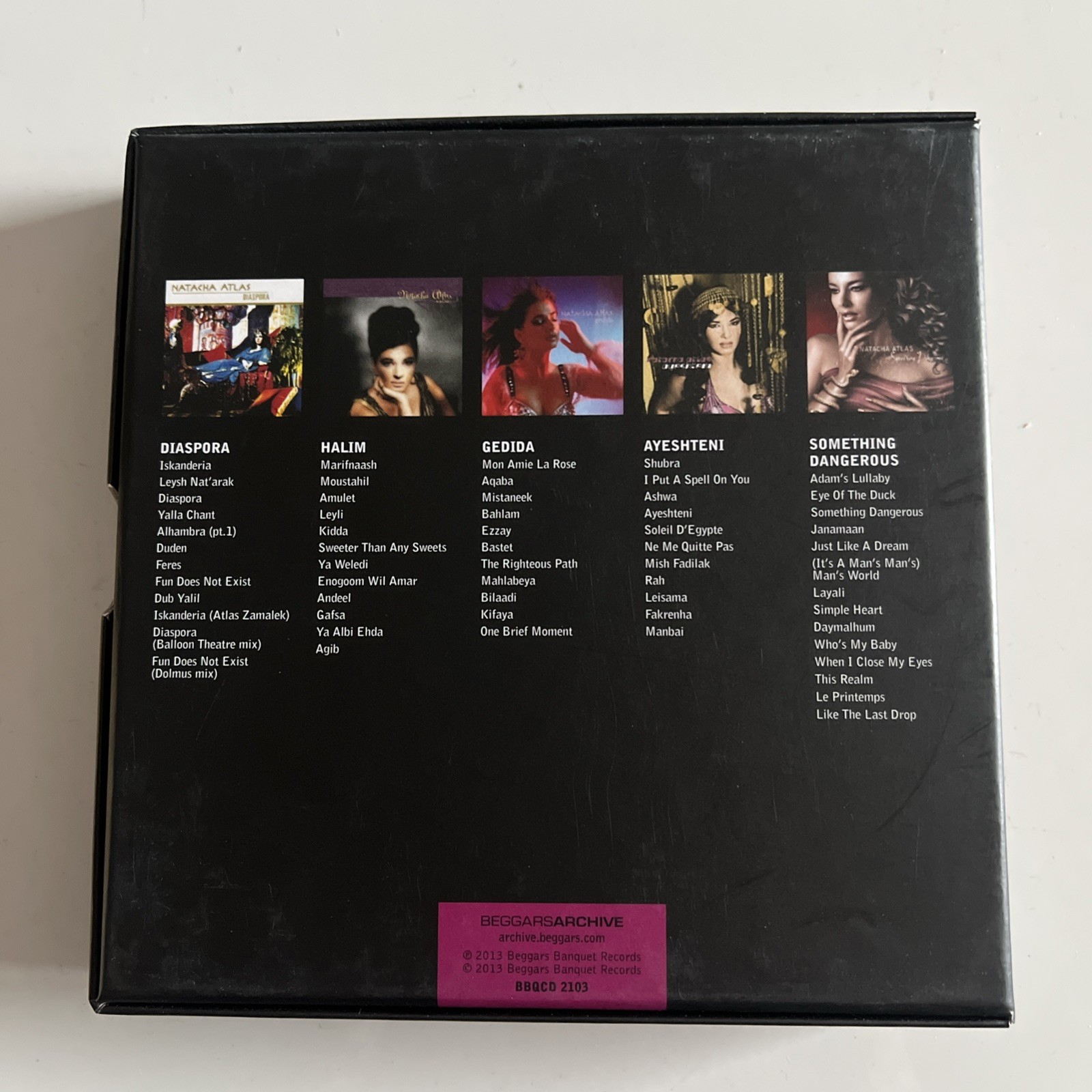5 Album Box Set by Natacha Atlas (5CD, 2013)