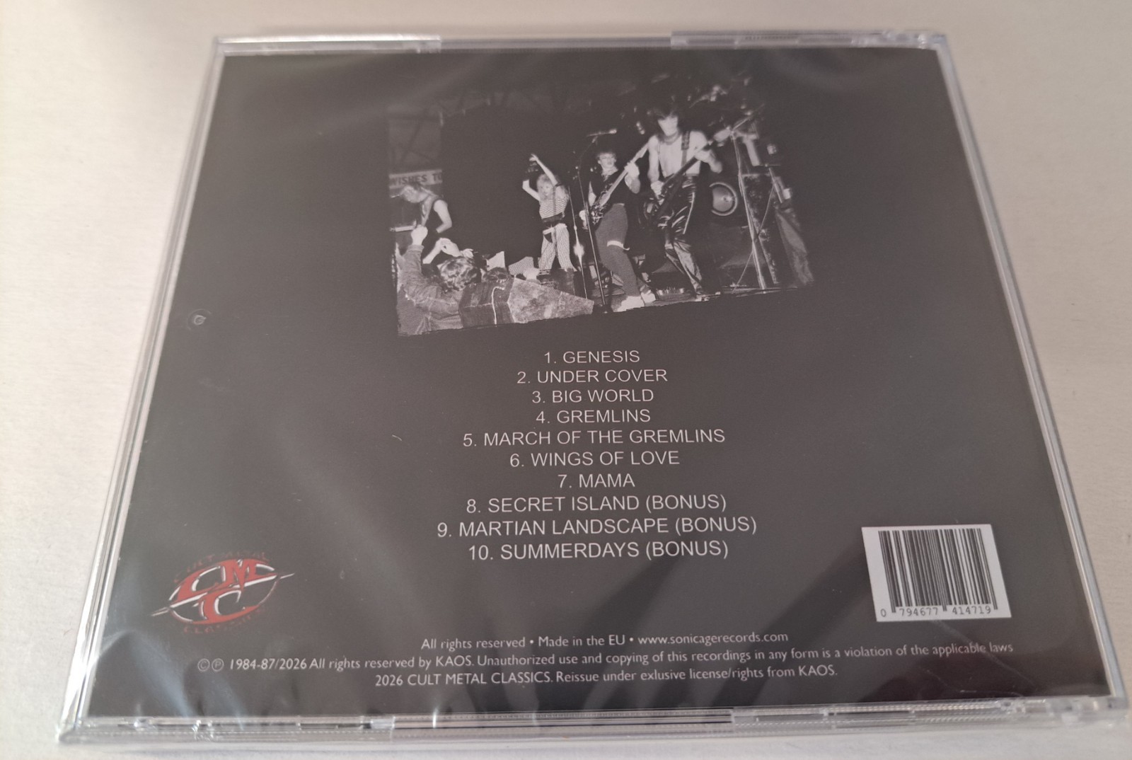 Kaos Total Kaos New CD Reissue Remastered Heavy Metal Hard Rock