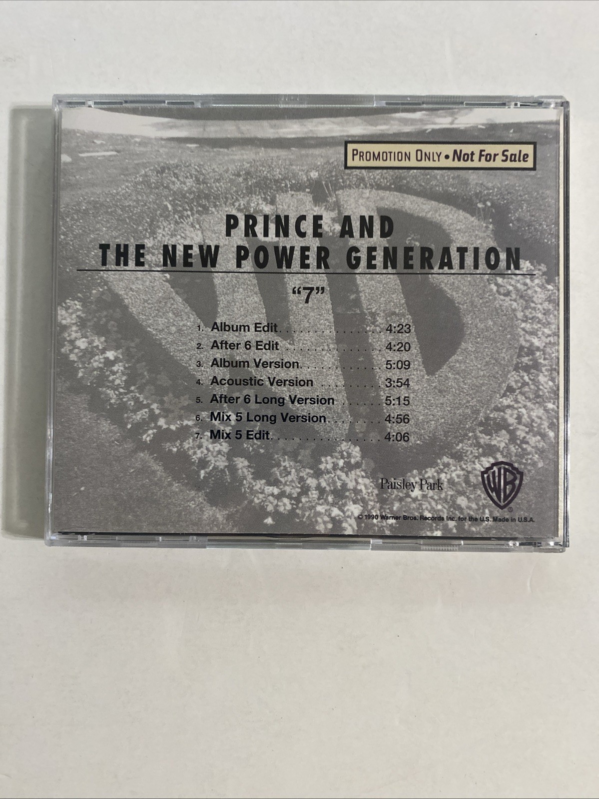 Prince & New Power Generation - 7 - Like New Promo 7-Track CD Single - US 1992