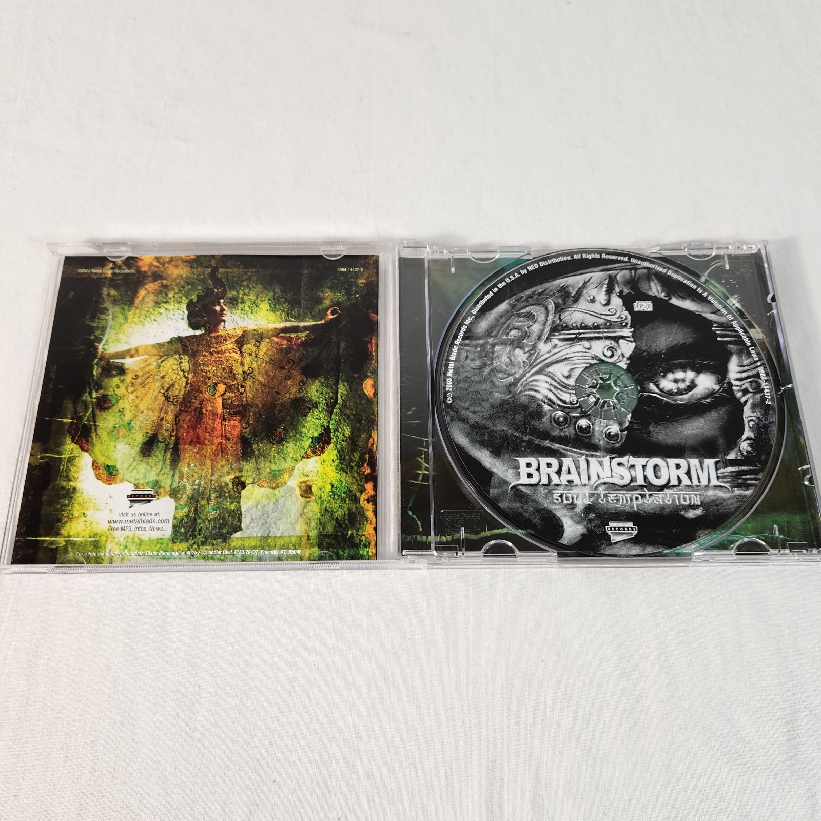 Brainstorm – Soul Temptation (CD, 2003) Power Heavy Metal Blade Fast FREE Ship