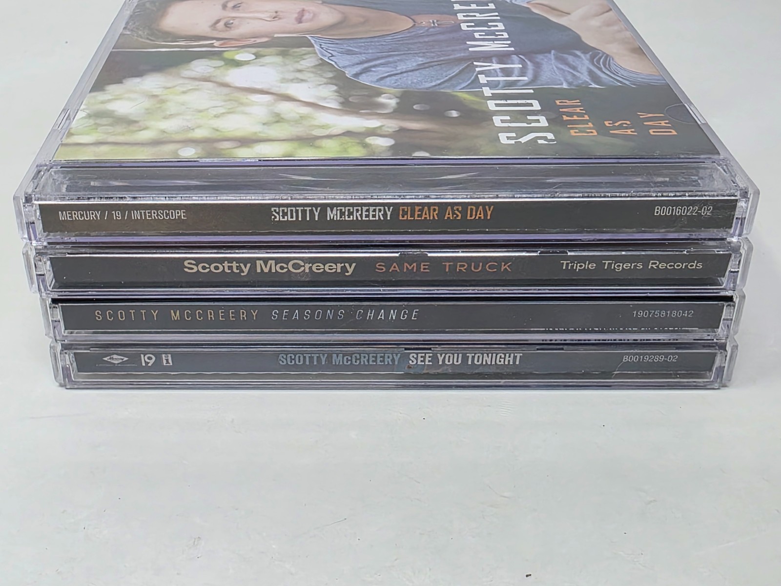 Scotty McCreery Lot of 4 CDs Clear as day, Same Truck, Seasons Change, See You