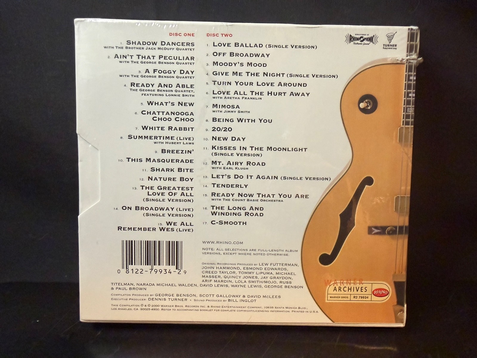 Anthology by George Benson (2 CD, 2000) FACTORY SEALED