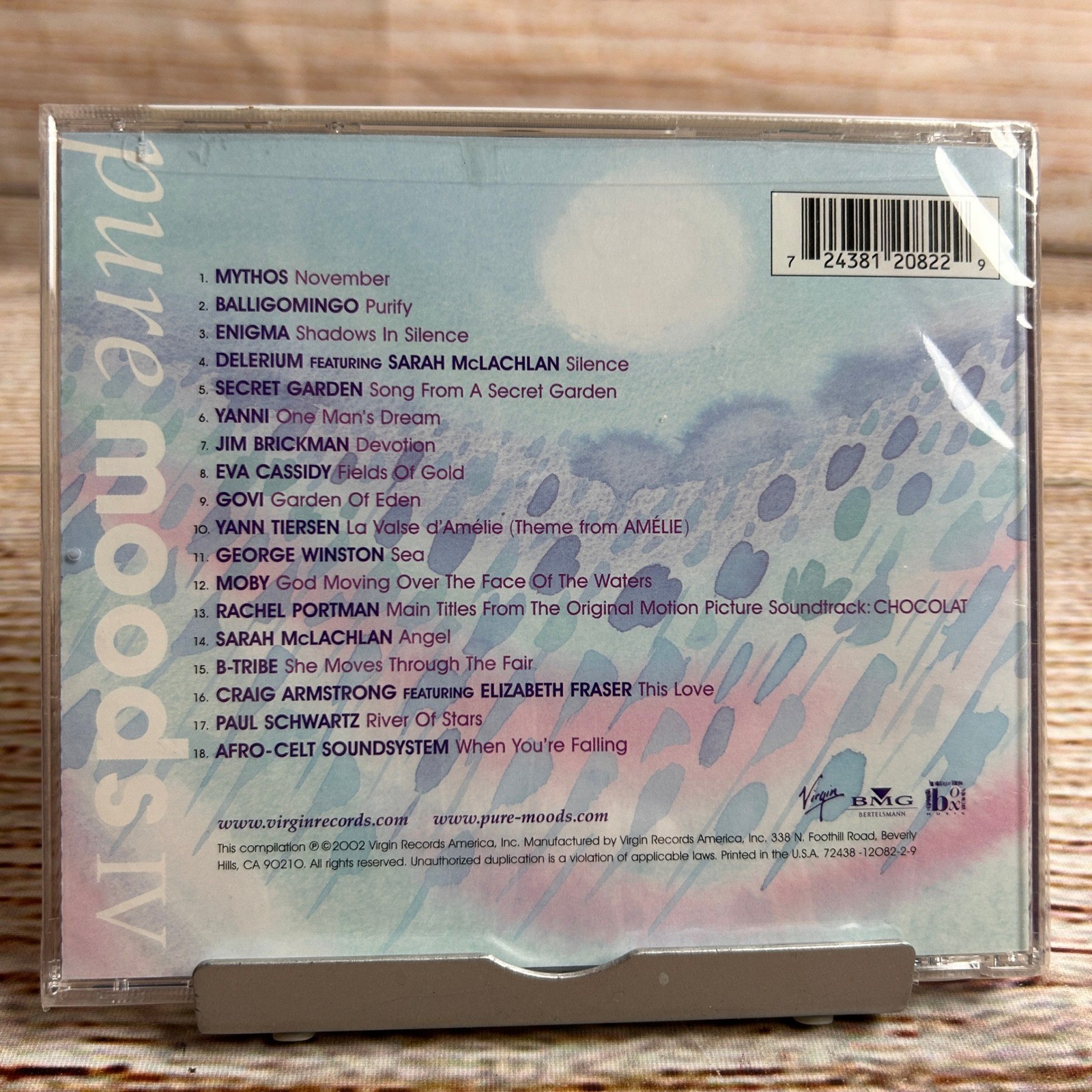 NEW-Pure Moods IV CD Various Artists New Age Compilation 2002 Virgin Records