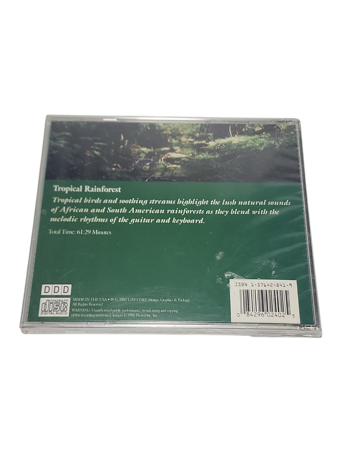 Earth Refections: Tropical Rainforest (CD, 1997) Soothing Easy Listening New