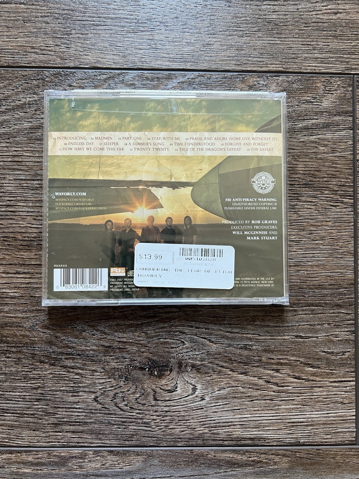 WAVORLY Conquering the Fear of Flight (CD, 2007) Christian Rock NEW & SEALED