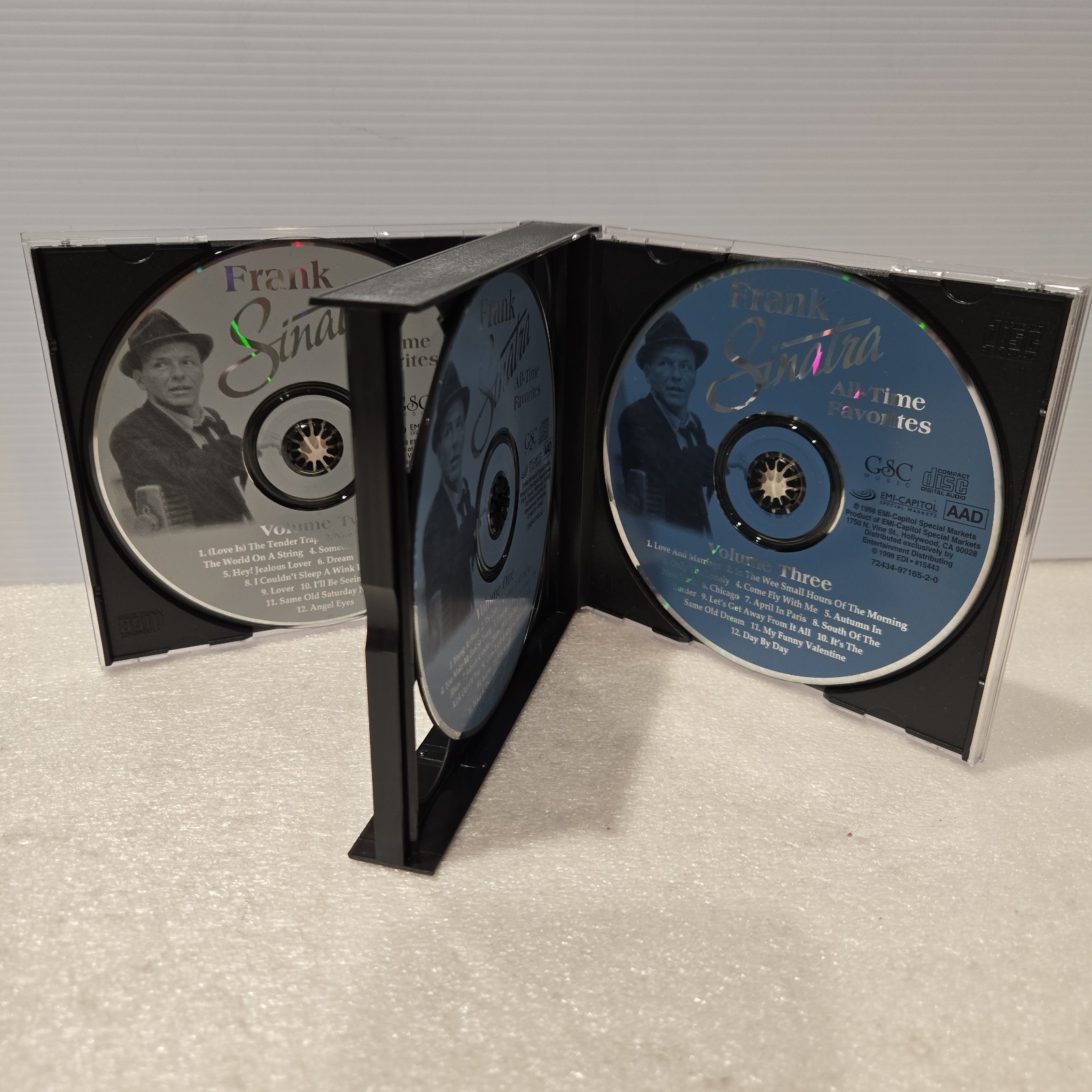 Frank Sinatra (2) 3 CD Sets: 36 All-Time Favorites & Greatest Hits - 6 total CDs
