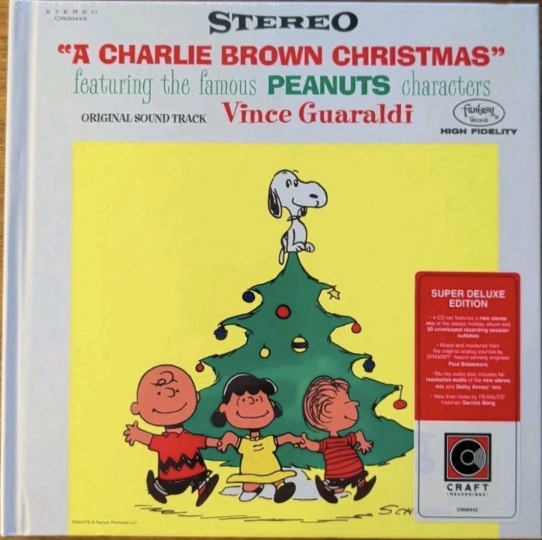 Vince Guaraldi A Charlie Brown Christmas Super Deluxe 4CD/BluRay BoxSet BRANDNEW
