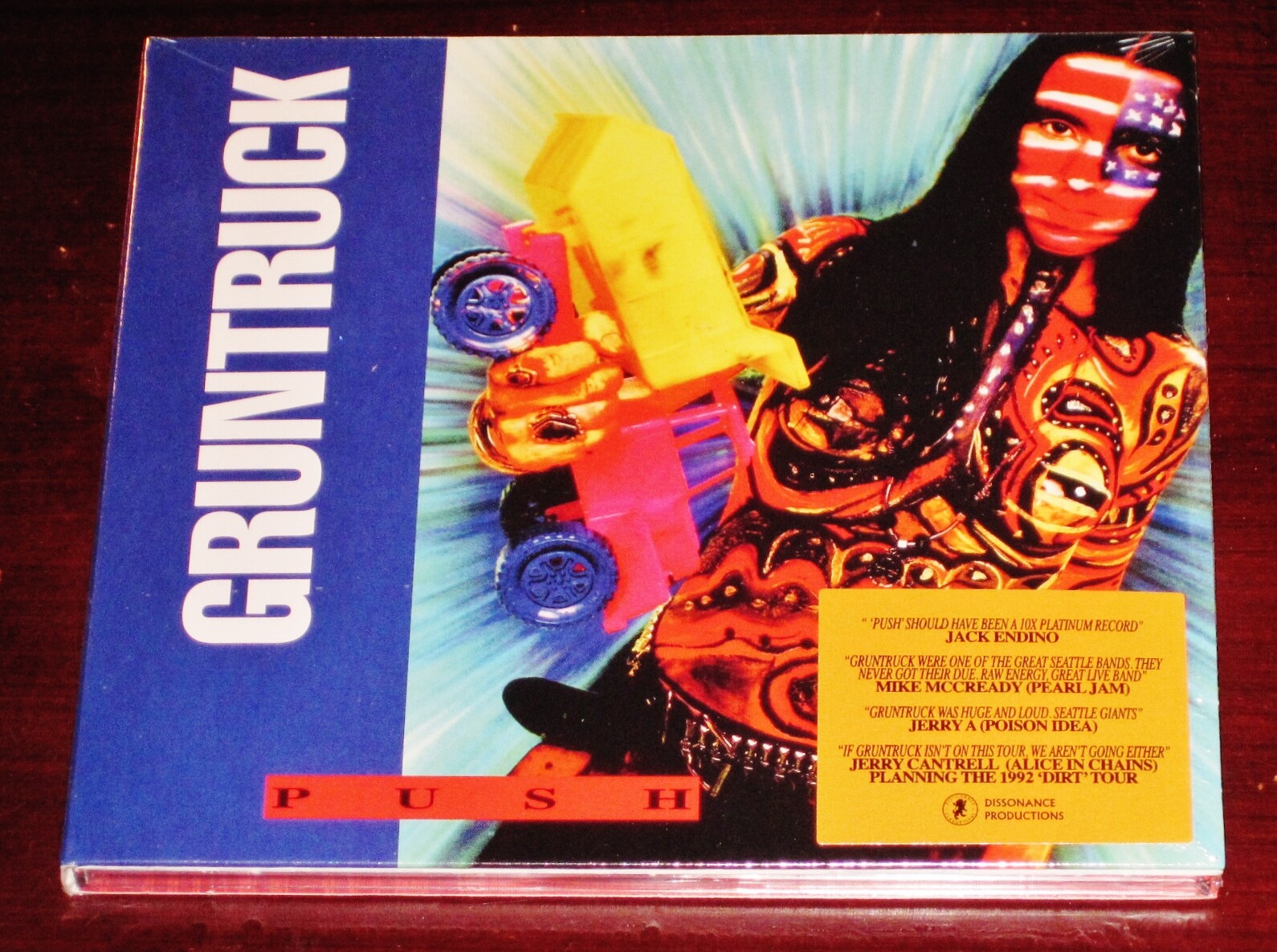 Gruntruck: Push CD 2022 Reissue Bonus Tracks Dissonance DISS0210CDD Digipak NEW
