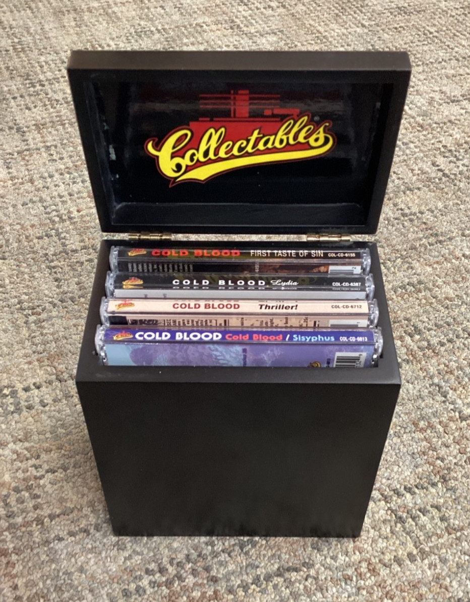 Cold Blood - Collectables 4xCD Box Set First Taste Lydia Thriller CB/Sisyphus M-
