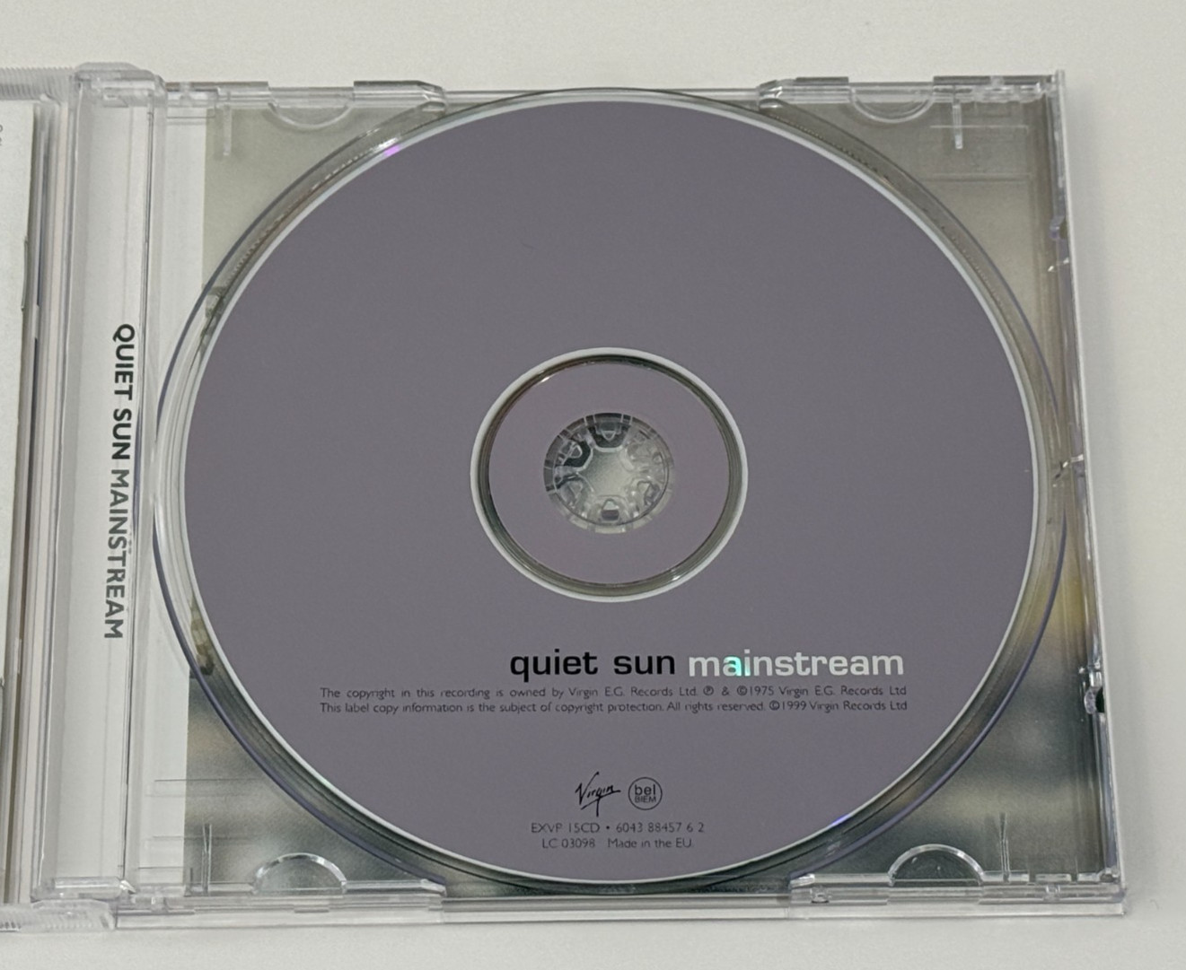 Quiet Sun Mainstream CD 1999 Virgin Phil Manzanera SIGNED Prog Rock Brian Eno