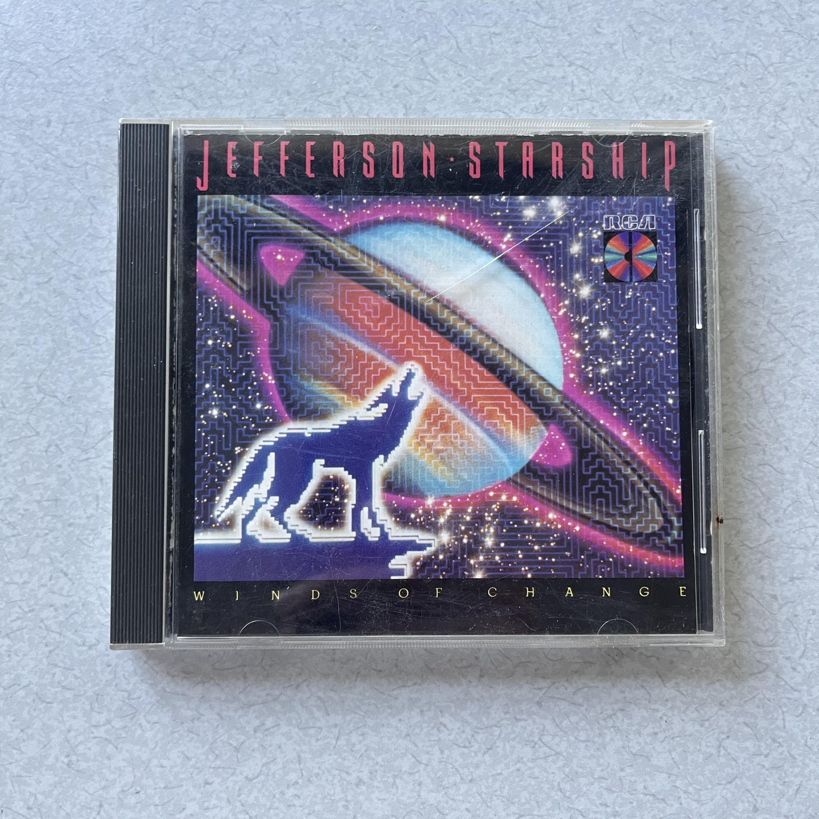 Jefferson Starship CD Winds Of Change 1982 Grunt Rock Multicolor Jewel Case