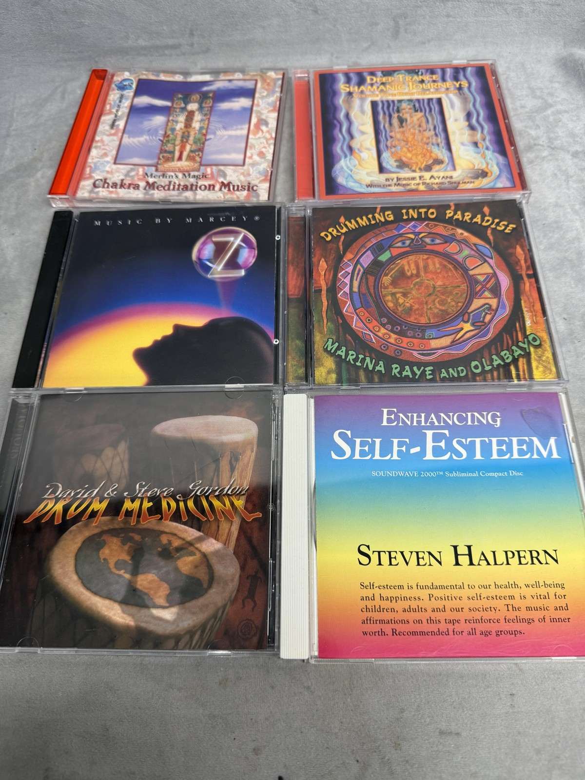 Lot 24 New Age Meditation CDs Chakra Reiki Healing Relaxation Steven Halpern