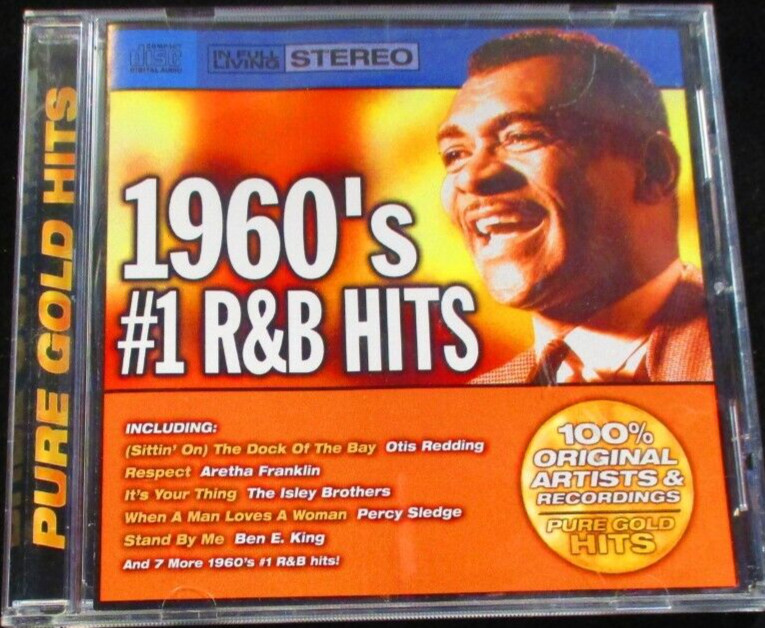 1960's #1 R&B Hits, Various Artists, CD, 2000, Warner Special Products