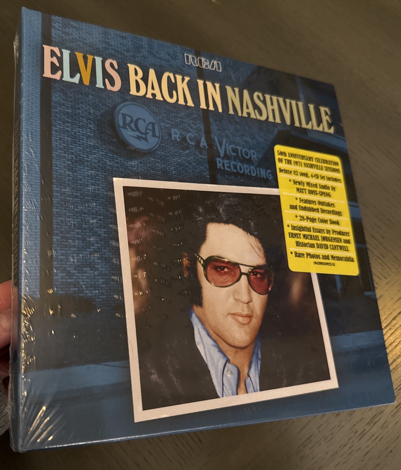 Elvis Back In Nashville 4 CD Box Set 50th anniversary Nashville session SEALED
