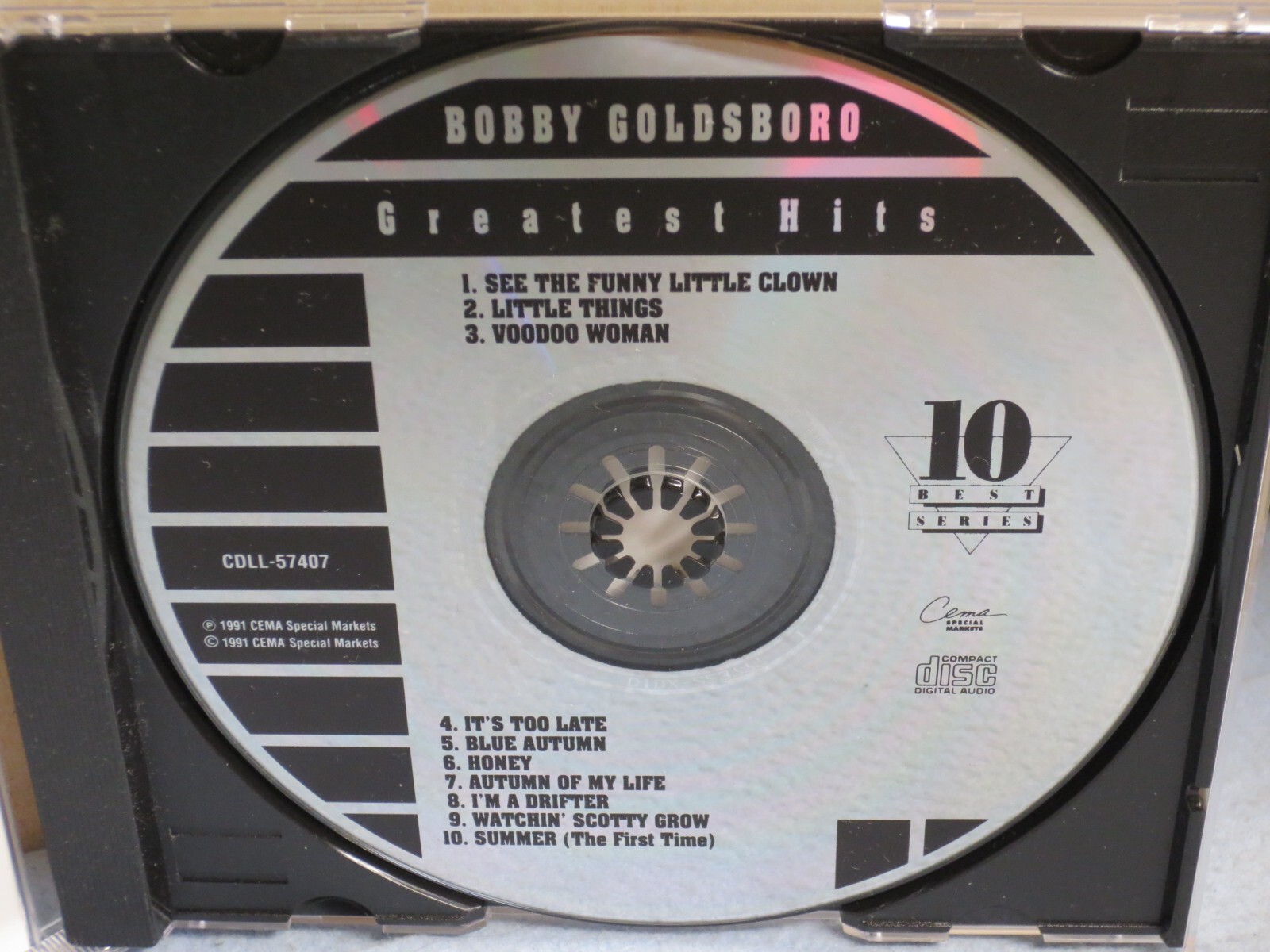 Bobby Goldsboro - Greatest Hits ( CD - 1973 / 1991 - Cema Special CDLL-57407 )