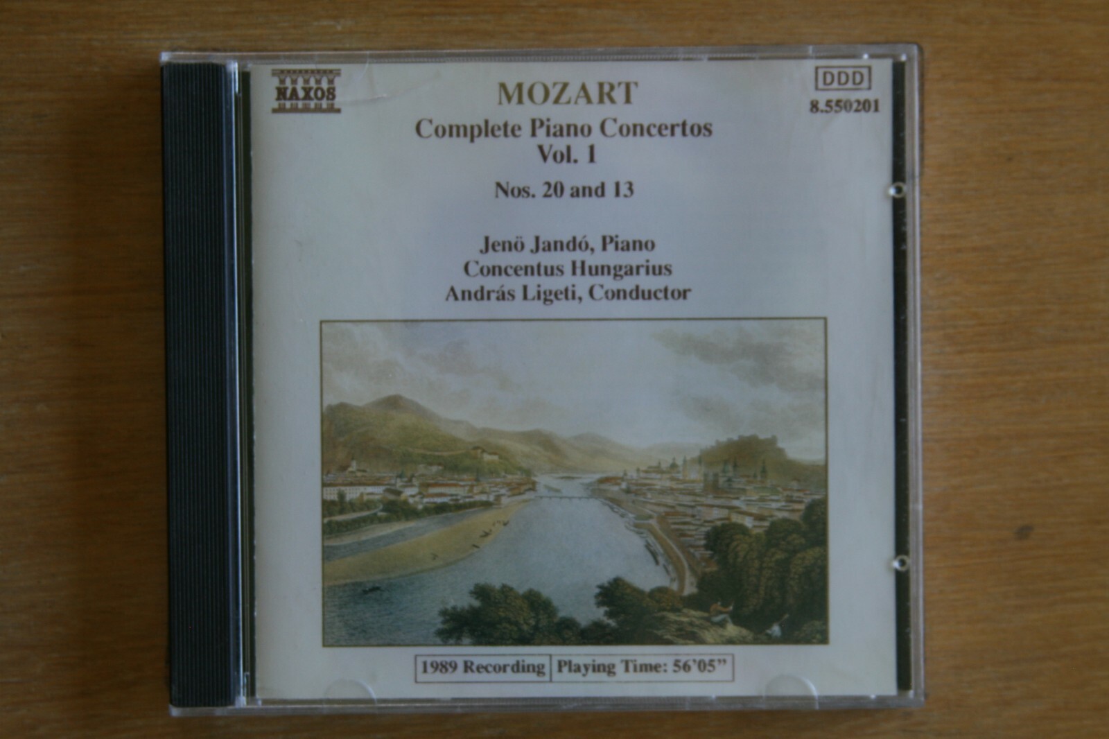 Mozart* / Jenö Jandó, Concentus Hungaricus, András Ligeti ‎– Complet (Box C742)