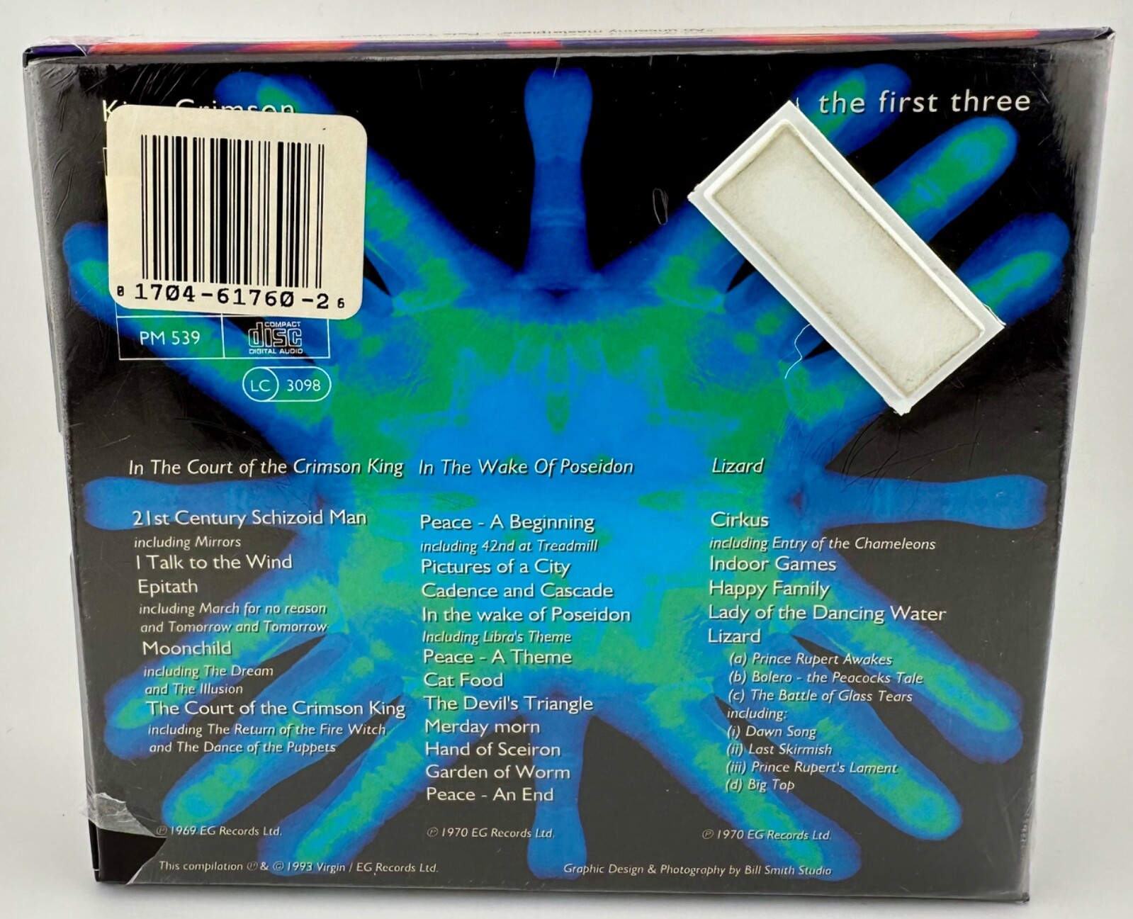 King Crimson - The First Three [ NEW LTD Collector's Picture Disc CD Box] SEALED
