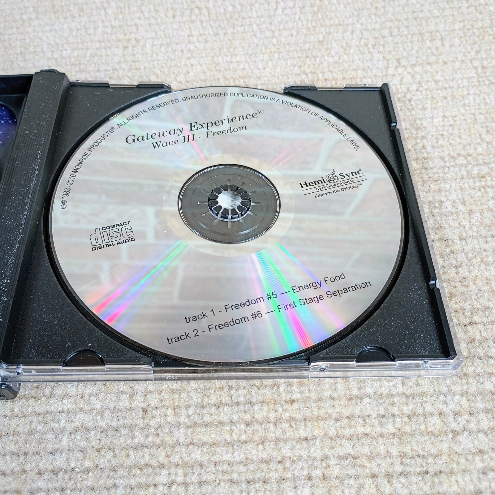 Hemi-Sync The Gateway Experience Wave III - Freedom 3 CD Set Monroe Products