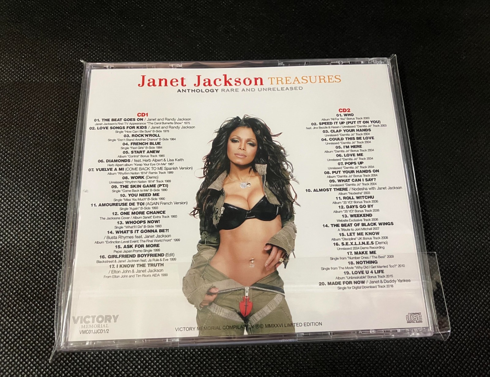 JANET JACKSON / TREASURES ANTHOLOGY : RARE AND UNRELEASED [2CD]