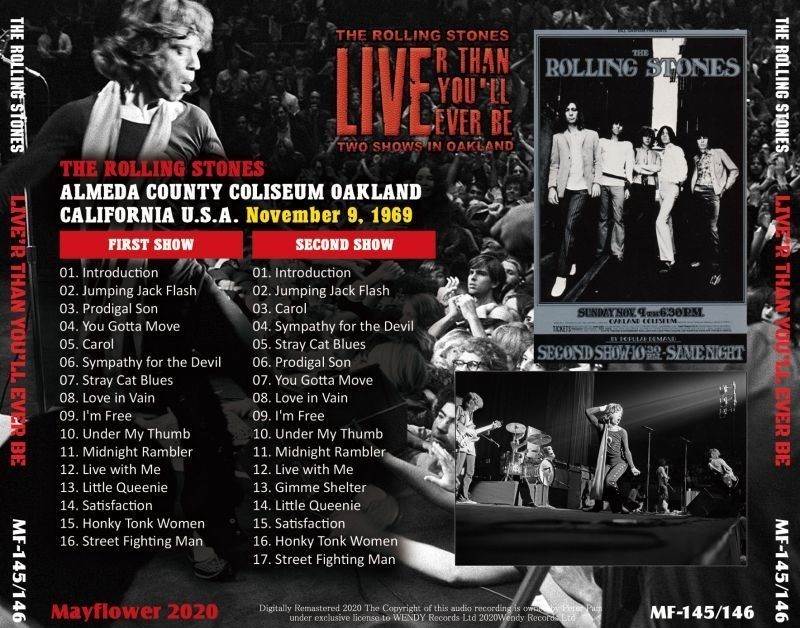 THE ROLLING STONES 1969 LIVE'R THAN YOU'LL EVER BE 2CD+Original OBI NEW!!!