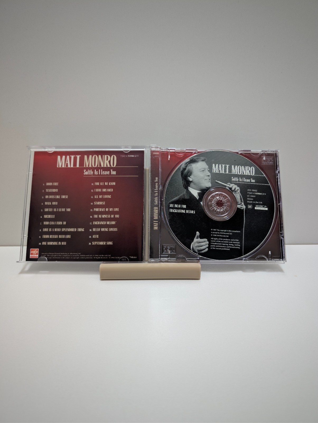Matt Monro - Softly As I Leave You CD (1998)
