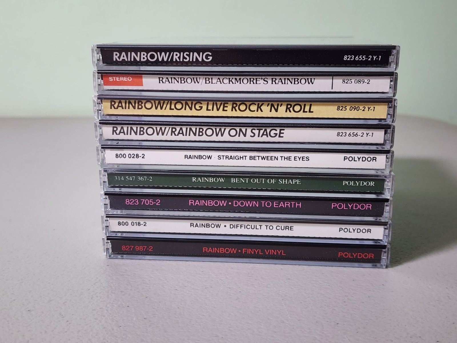 Rainbow Music Cd Lot of 9 CDs - Finyl Vinyl, Down To Earth, Rising, etc