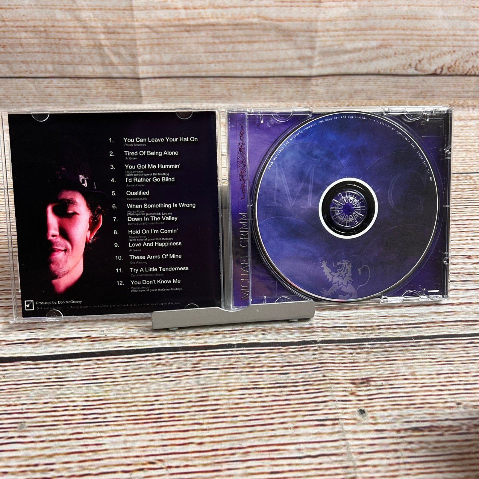 Michael Grimm Leave Your Hat On CD 2010 Blues Soul America's Got Talent