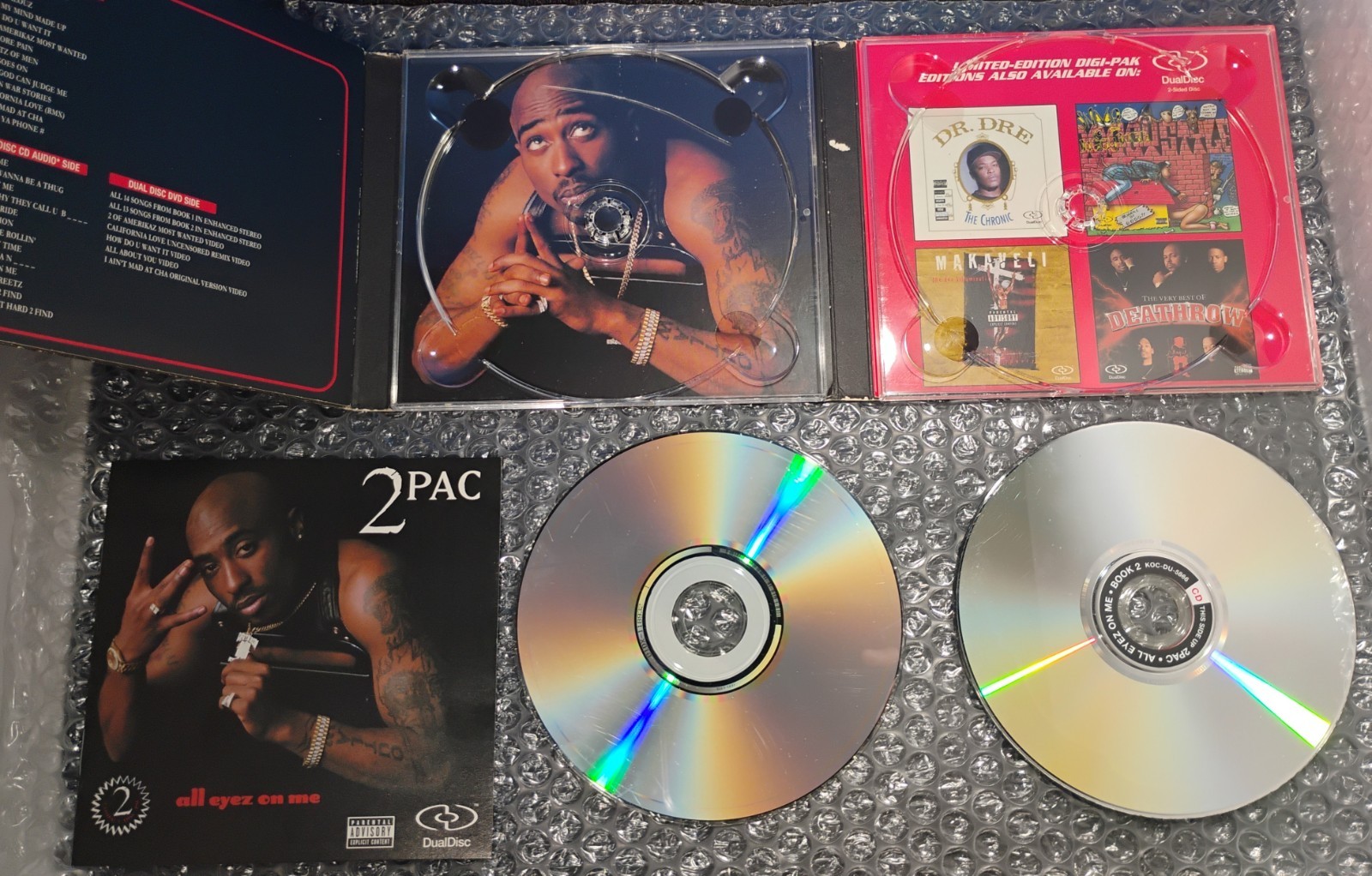 2Pac All Eyez On Me (2005) Dual-Disc CD / DVD Digipak