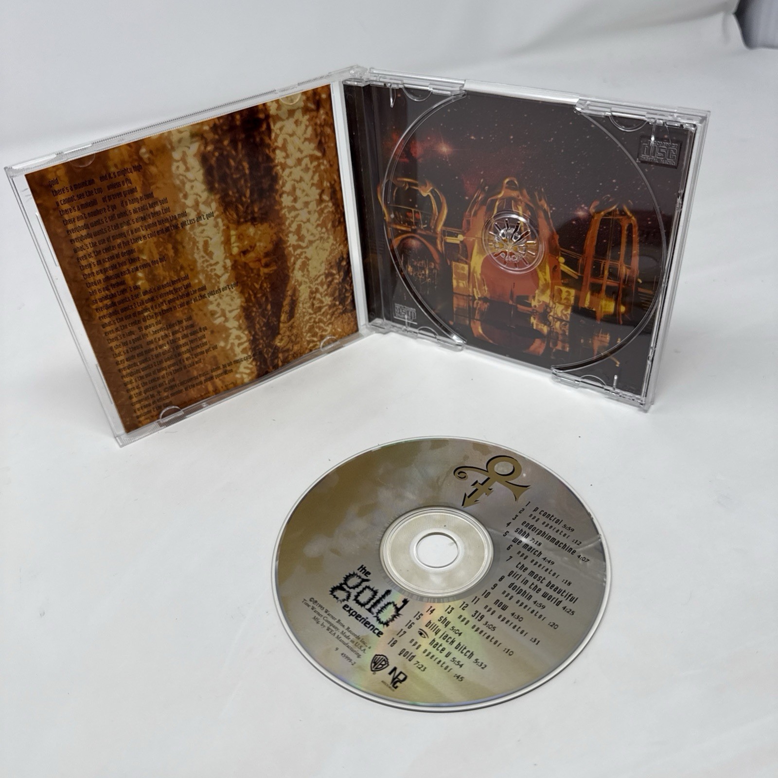 The Artist (Prince) "THE GOLD EXPERIENCE" 1995 Warner Bros. CD (18 Tracks) VG+
